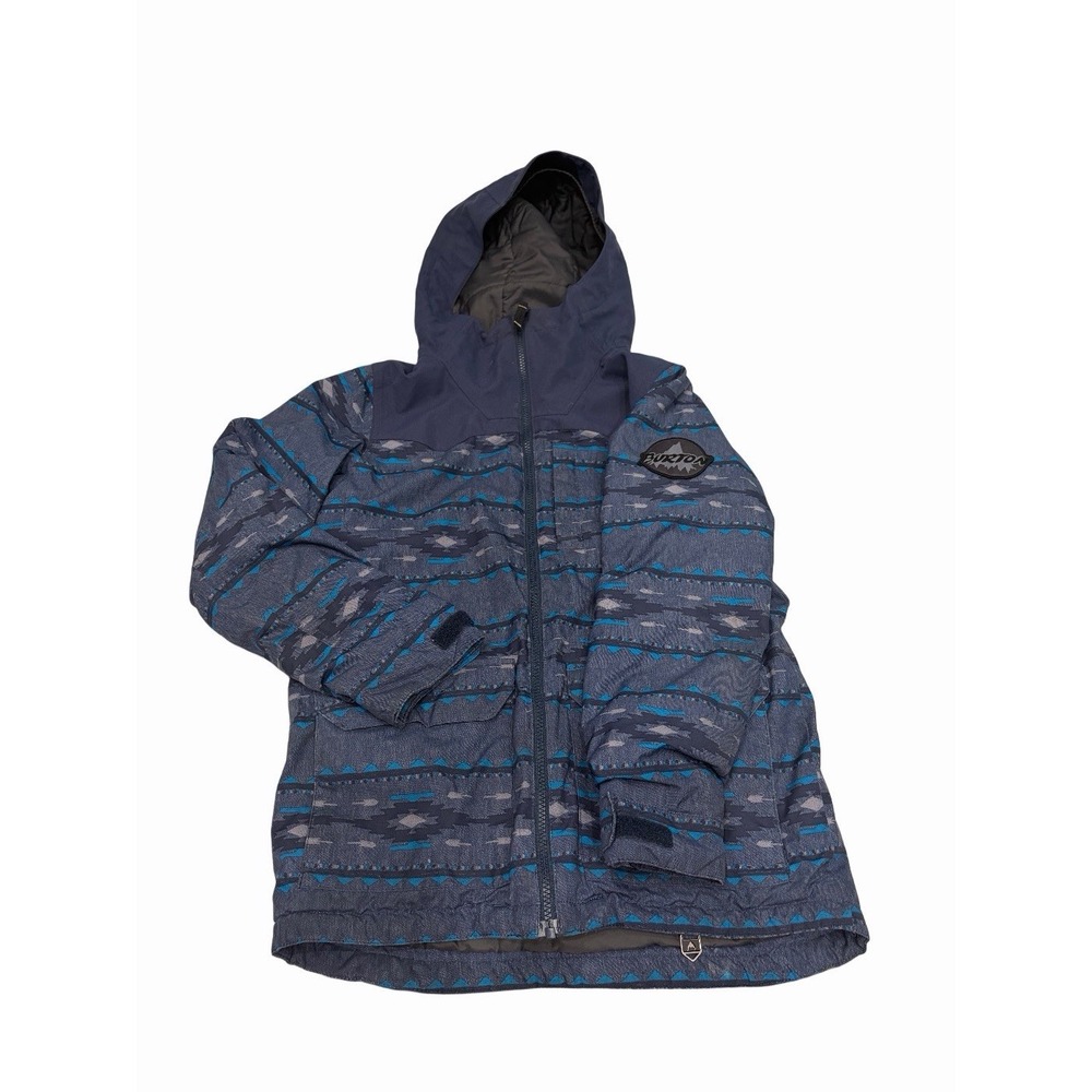 Burton Kids Blue  Ski Winter Jacket Hooded Size L 14